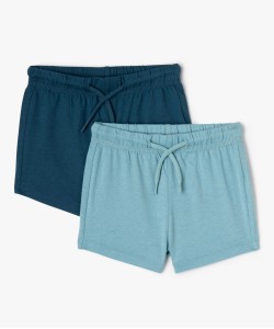 Short en maille à taille élastiquée bébé garçon (lot de 2)